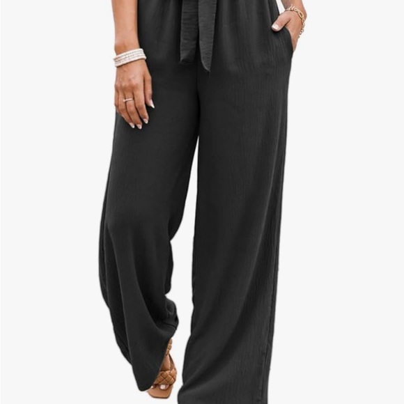 NIMIN Wide Leg Pants High Waisted Loose with Pockets size L never been worn - Picture 2 of 5